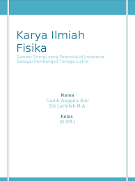 Check spelling or type a new query. Karya Ilmiah Fisika