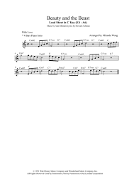 The image below asks us to play the same series of notes, but this time, we are. Beauty And The Beast Lead Sheet In C Key F Key Eb Key Sheet Music Lead Sheet Digital Sheet Music