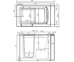 Walk in tubs are typically enjoyed by seniors. Deep Walk In Tub Bliss Model 305546