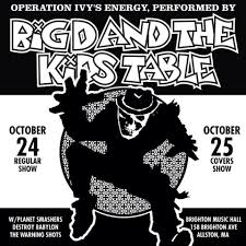 Planet Smashers W Big D And The Kids Table In Boston Kid Table Babylon Operation Ivy
