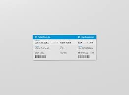 Download 50 Printable Ticket Mockup Design Template Psd Candacefaber PSD Mockup Templates