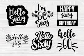 60th birthday card, 60th printable birthday card, 60th birthday printables, greeting card printables, 1961 the year you were born card, file. 60th Birthday Svg Bundle Birthday Shirt Grafik Von Tonisartstudio Creative Fabrica
