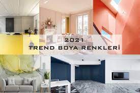 Koltuklarınızın rengi koyuysa, duvarlarda çok koyu renklerden kaçınmalısınız. 2021 Trend Duvar Boya Renkleri