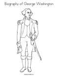 Celebrate the presidential history of george washington with our collection of coloring pages. Biography Of George Washington Coloring Page Twisty Noodle