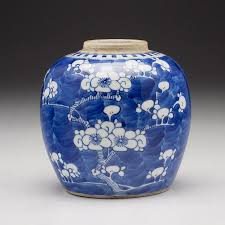 Never miss new arrivals that match exactly what you're looking for! Antique Chinese Blue And White Ginger Jar Decorated With Prunus Ceramics Chinese Oriental