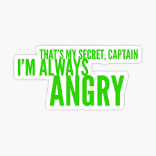 And for those of us who doesn't, carry on. Always Angry Stickers Redbubble