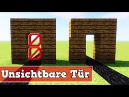 Minecraft Wie Baut Man Was Youtube In 2020 Minecraft Unsichtbar