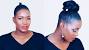 Side Part Ponytail Styles For Short Natural Hair