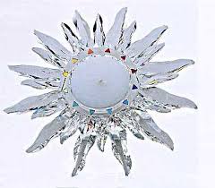 Aroma jewelry & positive intentions. Swarovski Crystal Solaris Candleholder Retired 236719 2450