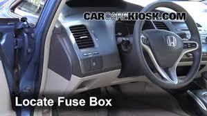 2006 2011 Honda Civic Interior Fuse Check 2010 Honda Civic Hybrid 1 3l 4 Cyl