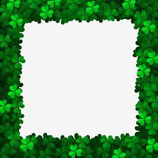 Clover Rectangle Border Clover St Patrick Border Png Transparent Clipart Image And Psd File For Free Download Shamrock Clipart Clip Art Clip Art Borders