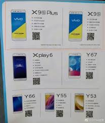 Vivo X9s and X9s Plus specs leak ...