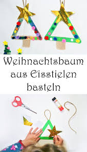 Diy Weihnachtsbaum Mit Eisstielen Basteln Tannenbaum Mit Kindern Zu Weihnachten Basteln 3 Weihnachtsbaum Basteln Mit Kindern Weihnachtsbaum Basteln Basteln