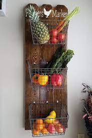 Farmers market baskets are handy for so many uses, but the best is for carrying your purchases at farmers market. Farmers Market 3 Basket Wall Decor Farmers Market Basket Decor Etsy Farmers Market Produce Wall Wall Dec Rustikales Kuchen Dekor Obst Regal Dekoration