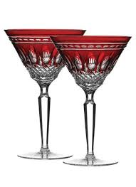 Save $3.10 (10%) sale $27.89. Waterford Crystal Clarendon Ruby Martini Pair Crystal Glassware Waterford Crystal Crystal Stemware