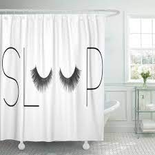 Maybe you would like to learn more about one of these? Cynlon Eyelashes Beauty Sleep Makeup Cosmetology Artist Chic Girly Bathroom Decor Bath Shower Curtain 66x72 Inch Walmart Com Walmart Com