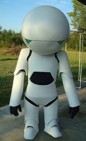 The hitchhiker's guide to the galaxy. My Hitchhikers Guide To The Galaxy Marvin The Robot Costume Dontpanic