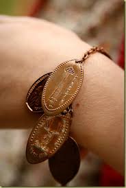 Pressed Penny Charm Bracelet