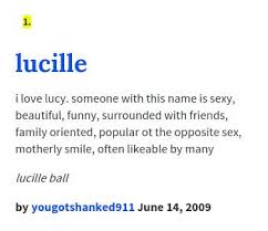 Lucille Marie Keaton On Twitter Define Lucille Twitter