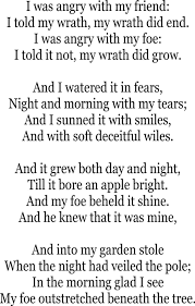 A Poison Tree William Blake Http Www Annabelchaffer Com Tree Essay Persuasive Essay Outline Essay Prompts