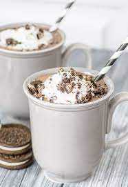 Cookies And Cream Dark Hot Chocolate Recipe Recipe Hot Chocolate Recipes Hot Chocolate Cookies Chocolate Recipes