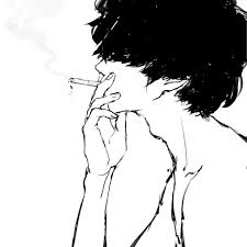 Cigarettes Smoke Drawing Art Anime Drawings