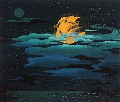 Jolly Roger Peter Pan Art Disney Concept Art Mary Blair