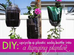 Plastic bottles continue to have a strong impact on our environment, not only because they take a carefully cut out the plastic flowers and attach the closure with a needle or fine glue. How To Make A Hanging Planter With A Recycled Plastic Soda Bottle