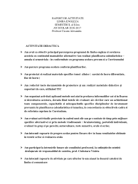 ~se oferă echipament de lucru Raport De Activitate Sem 2