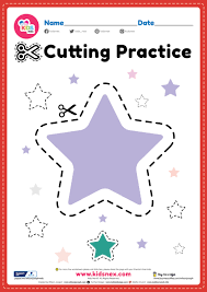 Pay attention when using scissors. Cutting Printable For Preschoolers Kids Free Printable Pdf