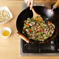 Wash the parboiled rice and put in a sieve so all the water drains out. How To Cook Fried Rice Eatingwell