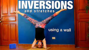 This class will help you to confidently integrate inversions with other poses in your yoga practice.it combines a sequence of standing poses with sirsasana (headstand), adho mukha vrksasana (handstand) and sarvangasana (shoulderstand). Inversions Stretches With A Wall Yoga Class Five Parks Yoga Youtube