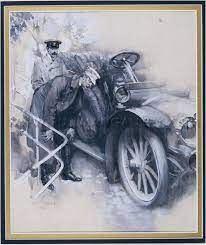 Pin On Classic Car Paintings