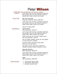 12 resume templates for microsoft word