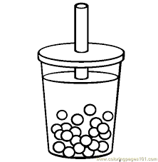 Aesthetic bubble tea boba sticker set of 5 different. Bubble Tea Coloring Page For Kids Free Breakfast Printable Coloring Pages Online For Kids Coloringpages101 Com Coloring Pages For Kids