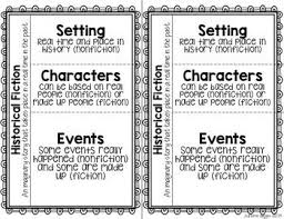 Historical Fiction Anchor Chart Interactive Notebook Kit Historical Fiction Anchor Chart Historical Fiction Writing Fiction Anchor Chart