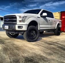 2015 Ford F150 Lifted White Ford Trucks F150 Ford Trucks Built Ford Tough