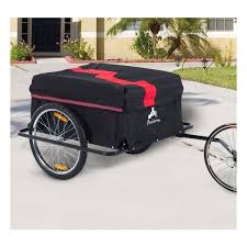 Elite Ii Bike Cargo And Luggage Trailer Red Black In 2020 With Images Bike Cargo Trailer Bike Trailer Child Bike Trailer