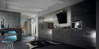 Maybe you would like to learn more about one of these? Zurfiz Metallic Anthracite High Gloss Acrylic Kitchen Doors High Gloss Kitchen Modern Grey Kitchen Gloss Kitchen
