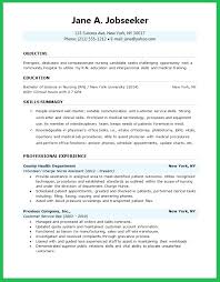 Sample Resume For Nursing Student Emelcotest Com