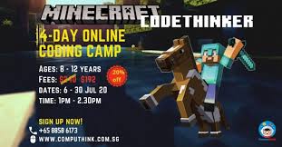 Minecraft spheres are used for construction purposes in minecraft games. 4 Day Online Minecraft Codethinker Camp Tickikids Singapore