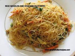 Noodles And Vegetables Stir Fry Recipe Vermicelli Recipes Easy Indian Recipes Recipes