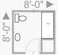 8 x 12 master bathroom floor plans google search bathroom. Can I Push Out My Wall To Get An 8x8 Bathroom Leave Me With Only 4x9 Walk In Then And That Bathroom Layout Plans Master Bathroom Layout Bathroom Design Layout