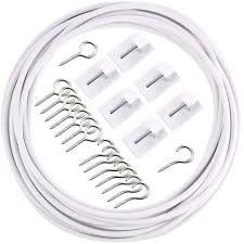 We did not find results for: Shappy Curtain Wire With Self Adhesive Hooks Hooks And Eyes For Net Curtain Rod 6 Meters 8 Pairs Buy Online In Aruba At Aruba Desertcart Com Productid 146686412