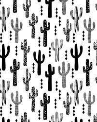 Black And White Cactus Wallpaper Cactus Desert Southwest Palm Springs Festival House Plant Succulent Terrarium Cactos Desenho Ilustracao Preto E Branco Cacto