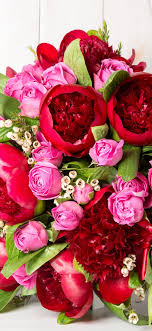 Check spelling or type a new query. Wallpaper Bouquet Flowers Pink Roses Red Peonies 3840x2160 Uhd 4k Picture Image