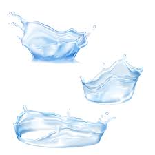 Set Of Vector Water Splashes Water Clipart Splash Flowing Png And Vector With Transparent Background For Free Download Save Water Poster Water Splash Png Splash Effect