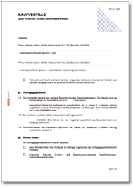 Kaufvertrag handy muster pdf kostenlos. Kaufvertrag Uber Inventar Eines Gewerbebetriebes Ch Vertrag Download