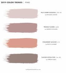 Each color scheme contains the html color codes you will need when coding your website template. 2019 Paint Color Trends Emily Henderson