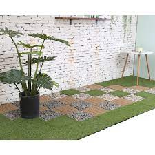 Bevor ein kunstrasen verlegt werden kann, muss der boden vorbereitet werden: Home Deluxe Terrassenfliesen Kunstrasen Steckfliesen Terrasse Balkon Klickfliese Ebay